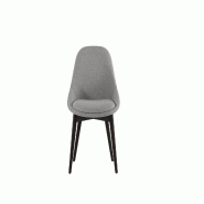 Stones Fauteuil Sophia en tissu beige facile d'entretien avec structure en métal peint bronze - Un design moderne et élégant pour les intérieurs -