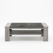 Table basse contemporaine chêne gris Talisman - 3665367089760