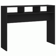 Table console noir 105x30x80 cm bois d'ingénierie Modèle Outdoor Nova Plus - 808306