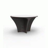 Table design in & out BIOPHILIA  - marron
