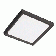 Zafferano Applique Et Plafonnier Alu En Aluminium Moulé Sous Pression Gris Foncé 30W Led 3000K Ip54, Design Moderne Intérieur Et Extérieur - gris