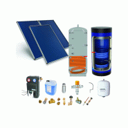 Astrea Pack F - SSC toiture plate 3 capteurs solaires, double ballon : chauffage 300L + sanitaire 200L - Thermador - PSOL2BCHECS332MP Astrea Pack F - SSC toiture plate 3 capteurs solaires, double ballon : chauffage 300L + sanitaire 200L - Thermador - PSOL2BCHECS332MP