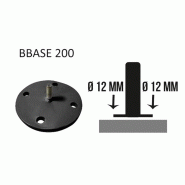 Base pour poteau de balisage acier - Acier / A sceller