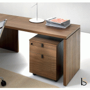 Caisson mobile pour bureau Lithos - Dellarovere - Orme, 2 tiroirs, Oui_0