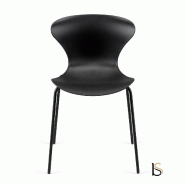 Chaise de collectivité Gina - Act - Noir