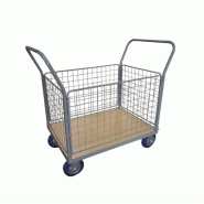 Chariot avec dossier grillagé 500 kg APCB5 Chariot avec dossier grillagé 500 kg APCB5