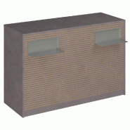 Comptoir Vertigo H T01 dble nat. L150cm - 3 tab.Coulis. 6tab.Amovib - béton