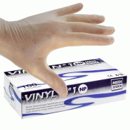 Gants d'examen vinyle non poudrés non stériles - medistock