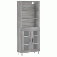 Helloshop26 - Buffet bahut commode armoire meuble de rangement organisateur cuisine salle de séjour salon haut sonoma 69,5 x 34 x 02_0035426 - 300021