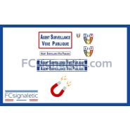 Kit sérigraphie balisage ASVP bleu magnétique pour véhicule léger et petits utilitaires Kit sérigraphie balisage ASVP bleu magnétique pour véhicule léger et petits utilitaires