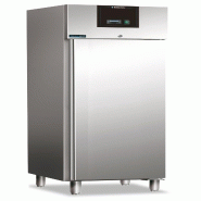 KLIMAITALIA Congélateur ventilé inox de 400 litres. Clé/serrure LED de dégivrage automatique. T° -22°C/-18°C. Dim. LxLxH 68x71,5x200 cm. SNACK4