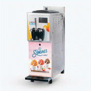 Machine à sundaes LOLITA SUNDAES - format compact, cycle de réfrigération automatique, 2 cuves de 7 litres