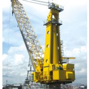 Mtc 6000 grue portuaire offshore - liebherr - capacité de levage max 150t