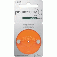 Pile auditive rechargeable 13a power one 1.2v 25mah