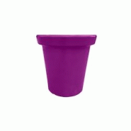 PLAST'UP ROTOMOULAGE Pot de fleurs rond xxl delight 200l - VIOLET - violet 0669014882110