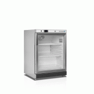 Réfrigérateur vitré 130 litres extérieur inox porte aluminium - PUR200SG