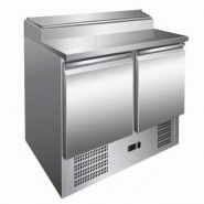 Saladette réfrigérée à capot - 2 portes GN 1/1 avec 5 bacs GN 1/6 | L2g - PS200
