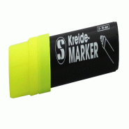Schneider - Marqueur craie 15mm, couleur jaune, épaisseur d'écriture : 5-15mm - jaune 198912