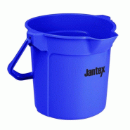 Seau gradué avec bec verseur 14 Litres, en polypropylène bleu Seau gradué avec bec verseur 14 Litres, en polypropylène bleu