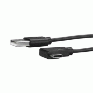 StarTech Cble de Charge USB-A vers USB-C de 1m, Coudé