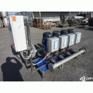 Surpresseur d'eau sur châssis - 4 pompes KSB multicellulaires corps inox 5.5 kW avec variateur intégré Surpresseur d'eau sur châssis - 4 pompes KSB multicellulaires corps inox 5.5 kW avec variateur intégré