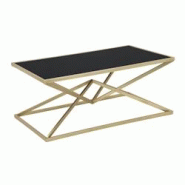 Table basse en métal Piramid 110 x 60 x 45 cm Mauro Ferretti - jaune 142049000C Table basse en métal Piramid 110 x 60 x 45 cm Mauro Ferretti - jaune 142049000C