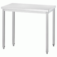 Table de travail Gredil sans tablette inférieure 1200x600x850 mm, sans rebord, à monter soi-même - DAT12670