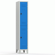 Vestiaire Parma multicases 1 colonne / bleu