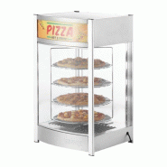 Vitrine Chauffante Rotative à Pizzas, 4 Niveaux – Pizzas Ø35 cm