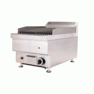 Cuistance Grill charcoal pierre de lave à gaz 1 brûleur - gris GCHD400