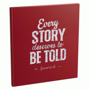 Exacompta - Réf. 391E - 1 Livre d'or Lettres - Format 21 x 19 cm - Couverture Papier pelliculé Brillant Effet Similicuir - Tranche Argent - Timbrage