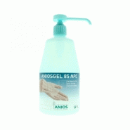 Gel hydroalcoolique en flacon pompe 1 litres -  aniosgel 85 npc - pr184-2577