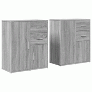 Helloshop26 - Buffet bahut commode armoire meuble de rangement organisateur cuisine salle de séjour salons lot de 2 sonoma 60 x 31 x 02_0036958 - 300 Helloshop26 - Buffet bahut commode armoire meuble de rangement organisateur cuisine salle de séjour salons lot de 2 sonoma 60 x 31 x 02_0036958 - 300
