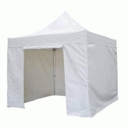 Kit 4 rideaux pour tente 3x6m - Réf. 47385 - polyester enduit PVC 300g/m² - fixation Velcro et zip