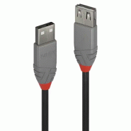 LINDY Rallonge USB 2.0 type A Anthra Line 5m