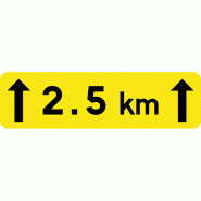 Panonceau indication d'étendue KM2 Panonceau indication d'étendue KM2