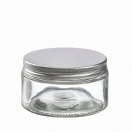 Pot Tomillo en verre 250ml Ø9.3x5.5cm transparent - par 72