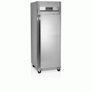 Réfrigérateur vertical 466 litres inox avec porte pleine - PRK505