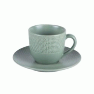 Tasse à café et sa soucoupe Vésuvio sauge 12 cl x6 - Vert Rond Grès Table Passion 7x7 cm - vert Grès 3106232696220 Tasse à café et sa soucoupe Vésuvio sauge 12 cl x6 - Vert Rond Grès Table Passion 7x7 cm - vert Grès 3106232696220