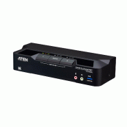 ATEN CS1942DPA Commutateur KVMP 2 ports USB 3.0 8K DisplayPort, double écran