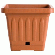 Bama Vase carré Terra 40x40 - orange 8007633304026 Bama Vase carré Terra 40x40 - orange 8007633304026
