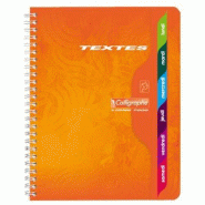 Calligraphe Lot de 10 Cahier de Textes Ligne 7000 17x22, 120p./60 feuilles 70 g/m² piquées, Séyès - 3210330000558
