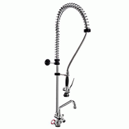 Douchette EC/EF avec col de cygne - vaisselle monotrou avec 2 vannes mélangeuses chaud/froid Douchette EC/EF avec col de cygne - vaisselle monotrou avec 2 vannes mélangeuses chaud/froid