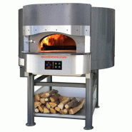Fours à pizza professionnel à gaz + sole chauffée à gaz MORELLO FORNI FGR160 STANDARD - brûleurs indépendants, plan de cuisson rotatif Fours à pizza professionnel à gaz + sole chauffée à gaz MORELLO FORNI FGR160 STANDARD - brûleurs indépendants, plan de cuisson rotatif