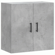 Helloshop26 - Armoire murale flottante décorative rangement gris béton 60 x 31 x 60 cm en bois d'ingénierie gris 02_0048811 - gris Bois massif 3000