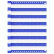 Helloshop26 - Écran de balcon brise pare vue protection confidentialité 90 x 400 cm PEHD bleu et blanc 02_0010126 - 3000544482727 Helloshop26 - Écran de balcon brise pare vue protection confidentialité 90 x 400 cm PEHD bleu et blanc 02_0010126 - 3000544482727