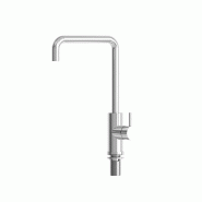 Robinet de cuisine inox 316L avec bec pivotant et douchette flexible 45 cm, design moderne, robuste et fonctionnel – SINED - gris acier RUBINETTO-LA