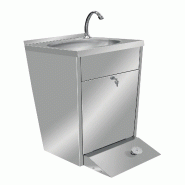Skyrainbow Lave-mains avec pédale - inox THHWR445