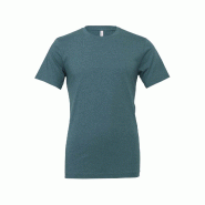 T-shirt homme col rond Heather Heather Deep Teal XXL 52% Coton | 48% Polyester - XXL 0884913473935