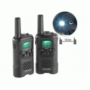 Talkies-walkies avec fonction vox, portée 10 km wt-320 simvalley communications